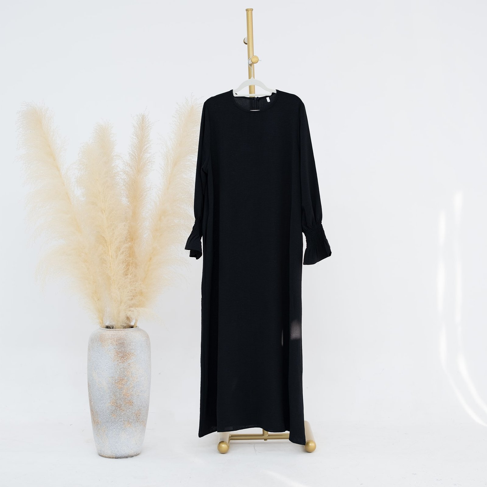 Aerobin Puffed Sleeve Abaya
