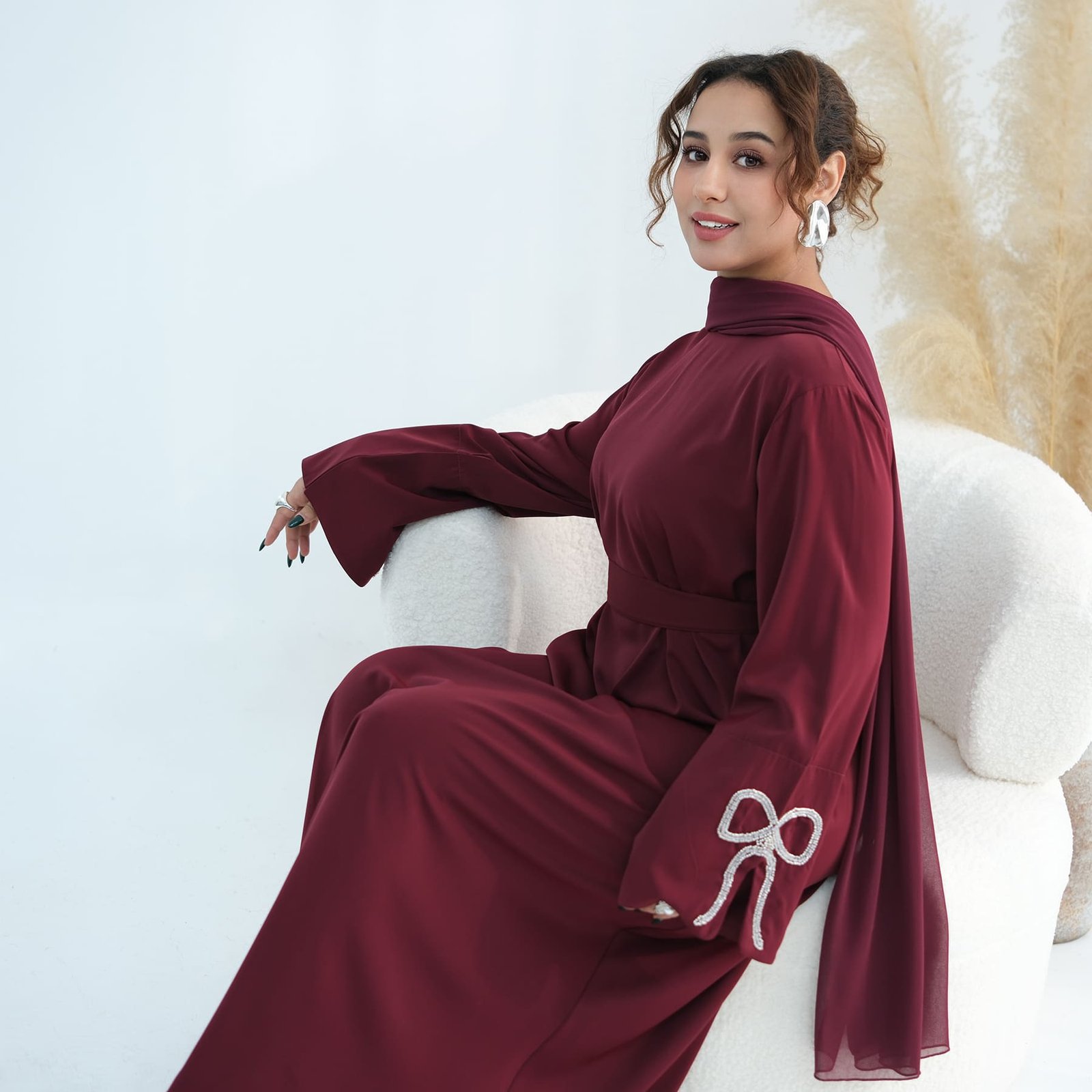Bow Abaya